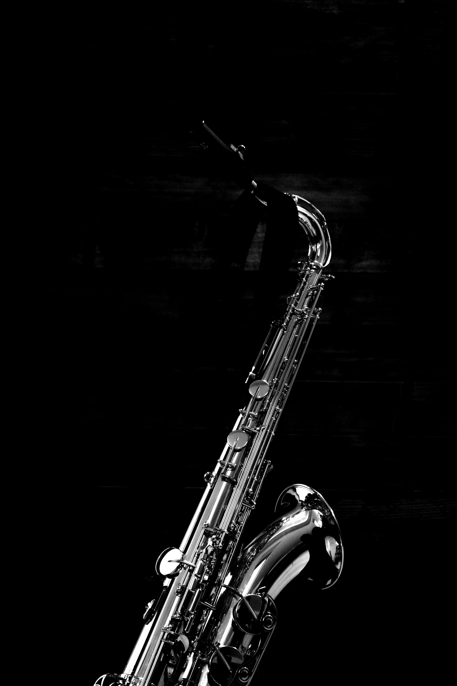 Saxophone silhouette